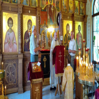 Пренос Божеской Літургіі з церкви св. Максима Ґорлицкого в Ґлоґові